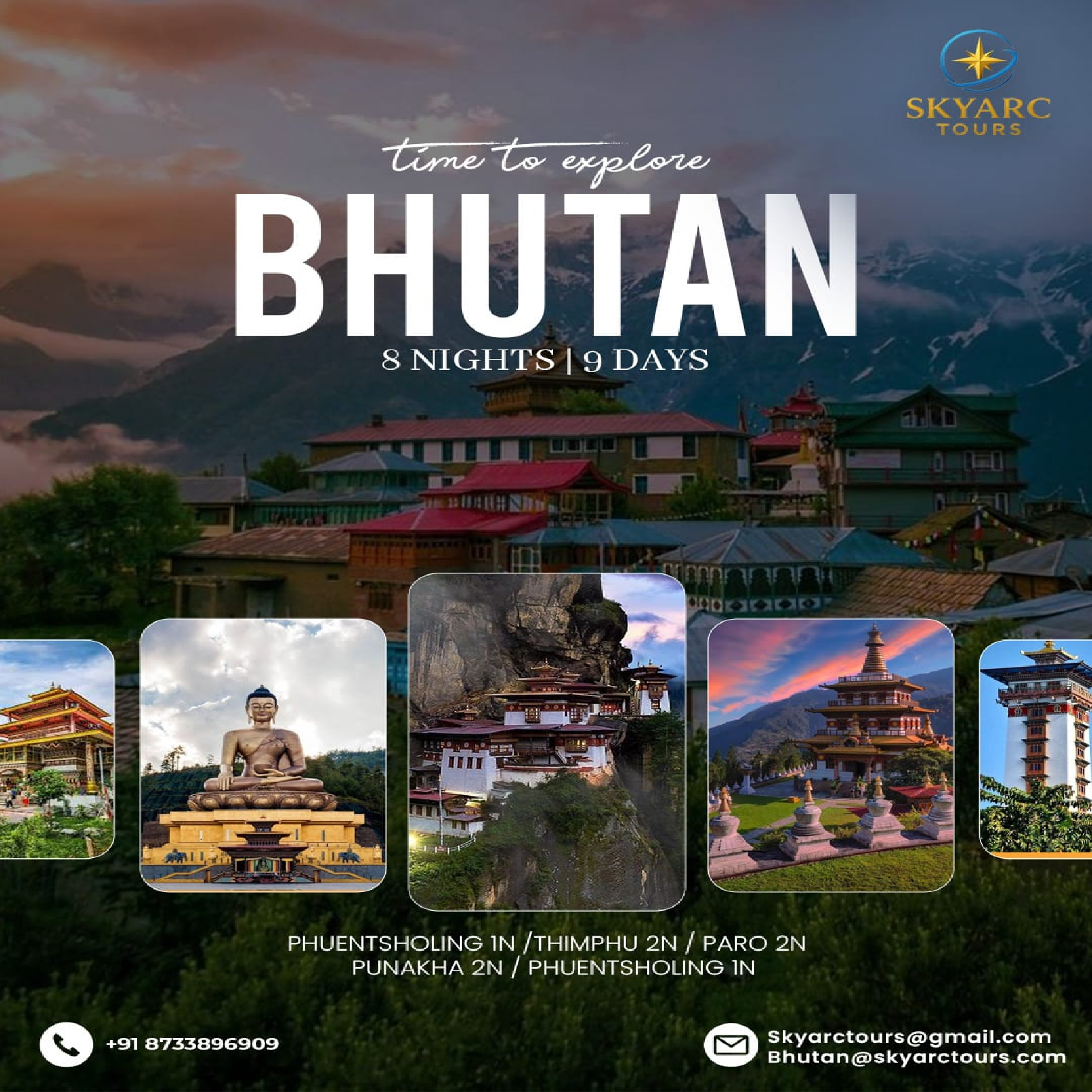 Bhutan Tours Ahmedabad